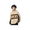 Li-Ning Anti-Wu Series FW22 Letter Pattern Lambswool-Lined Warm Cotton Jacket Men Jacket Milk-Brown AFDSA69-1
