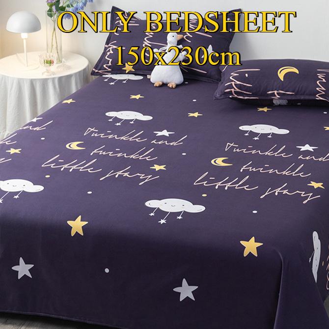 K pokožce šetrné broušené prostěradlo Zesílené Jednolůžko Dvojlůžko Vícespecifikační prostěradla pro všechna roční období