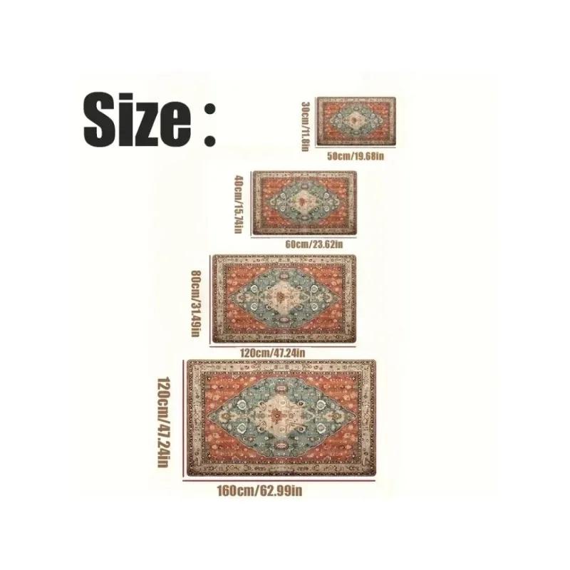 Vintage Cowboy Boots Rug Western Farmhouse Decor Stylish Floor Mat for Living Room Bedroom Coffee Table Home Carpet
