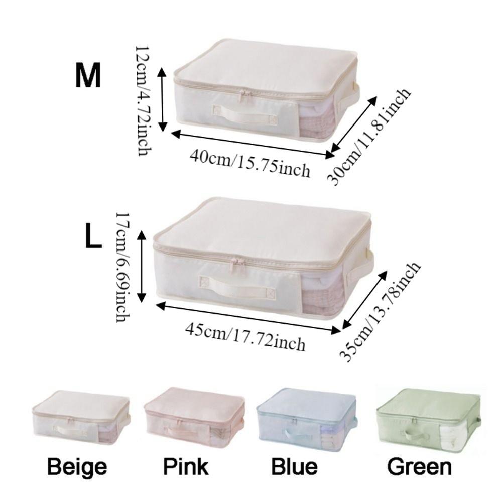Folding Clothes Quilt Storage Bag Large Capacity Moving Packing Bag Bed Sheet Storage Bag Bedroom