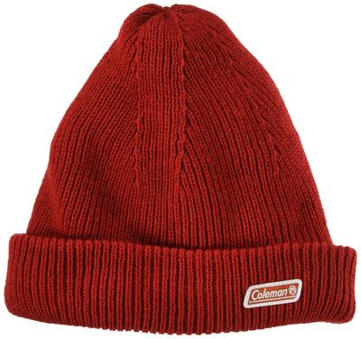 Coleman Knit Kids' Cap, Fleece-Lined, Red, 438-0022