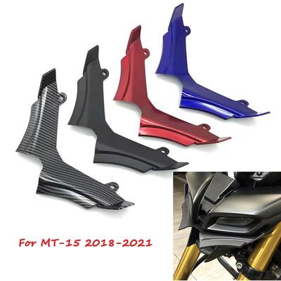 Couvercle de coque de protection d'aile de pointe d'ailes pneumatiques de carénage avant d'abs de moto pour Yamaha MT-15 MT15 MT 15