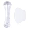 Ștampile pentru unghii din jeleu transparent cu două capete Racletă Stamper silicon Nail Art Stamper Plastic Nail Ar