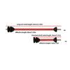 14cm/28cm Metal Line Winders Spooling Station Axles Quick Installation Fishing Line Spooler Axles Rustproof Fishing Tool
