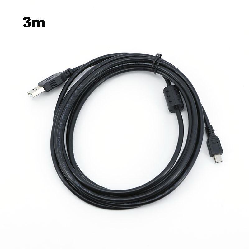 1.5m 3/5M Mini B 5pin USB Male To USB Male T Port Fast Data Transmission Extend Cable Wire Player Car DVR GPS Digital Camera