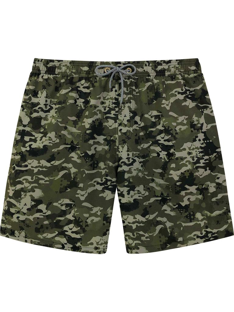 European And American Loose Casual Hawaiian Flower Shorts Men'S Summer Youth Floral Ice Silk Vacation Seaside Beach Pants