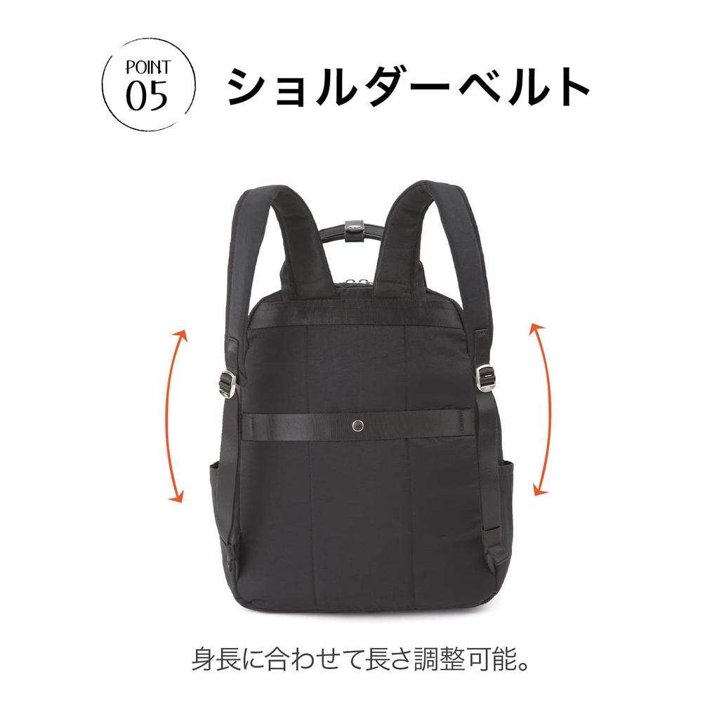 Kanana Project Collection Backpack, A4 Size, Lightweight, ECD-1, 19085, Navy