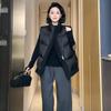 Irregular design down vest women's 2024 autumn and winter fashion vest white duck down warm outer vest