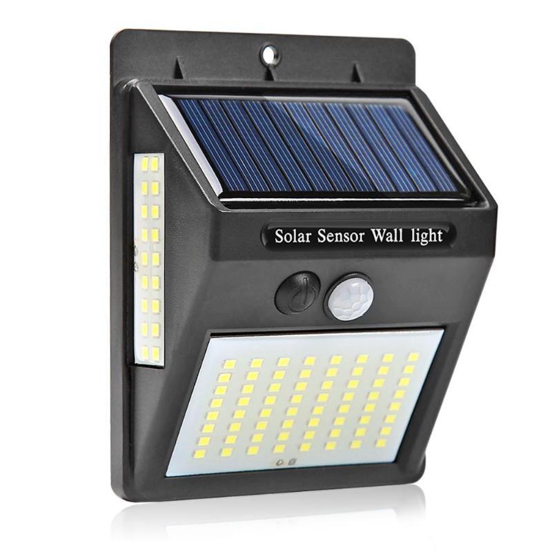 1pcs Solar Sensor Wall Light 100LEDs Solar Energy Street Light Yard Path Home Garden Solar