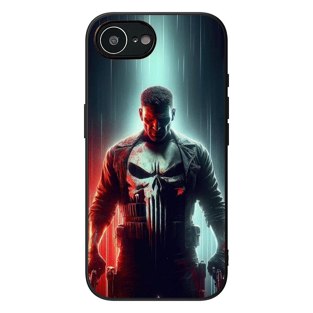 Die Marvel Punisher Schädel Hülle Handyhülle für Samsung Galaxy A56 A26 A36 A10 A20 A30 A31 A32 A50 A51 A52 A53 A33 A12 A14 Hülle