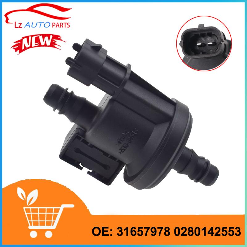 Vapor Canister Purge Solenoid Valve 0280142553 31657978 for Volvo S90 XC90 XC60 XC40 V60 Purifying Exhaust Steam Solenoid Ventilation Valves 4