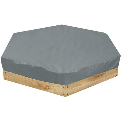 Hexagon Sandbox Cover Waterproof Anti-UV Dustproof 190T Polyester Taffeta Outdoor Sand Pit Covers Patio Furniture Protector