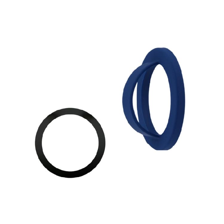 

Multiple Angle Magnetic Phone Rings Holder Silicone Soft Grip Secure Phone Attachment Upgrades for Car Dashboard Mounting темно-синього кольору