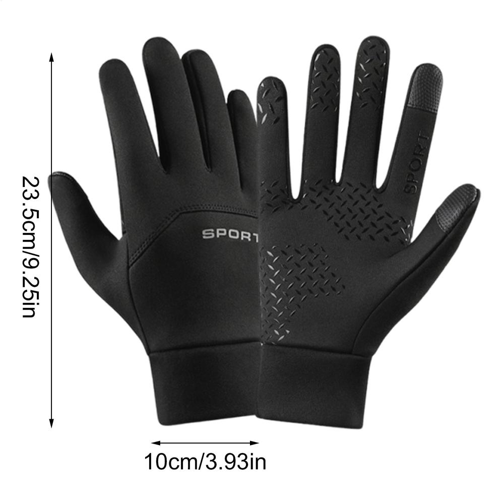 3-Temperature USB Heated Gloves Touchscreen Thickened Mittens for Winter Cycling Skiing, Outdoor Camping & Driving
