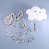 Aluminum Cursive 'One' Balloon for Children's 1st Birthday Party