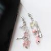 6 Types of Transparent Four-leaf Clover Bead Keychains (options 5-6)
