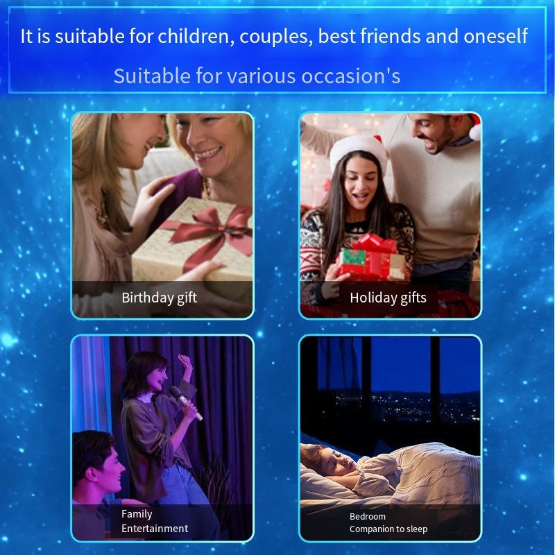 1PC Pumpkin Lamp Aurora Water Pattern Projection Ambient Light Wholesale Creative Cute Bedroom Led Night Light Usb Charging