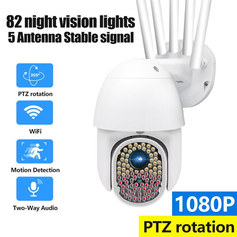 1080P WIFI IP Camera Wireless Outdoor CCTV HD PTZ Smart Home Security ...