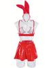 Valentine's Day Sexy Patent Leather Bunny Girl Lingerie