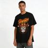 Firefighter Dept Skull Graphic Tee We Fight What You Fear Top Pure cotton T-shirt