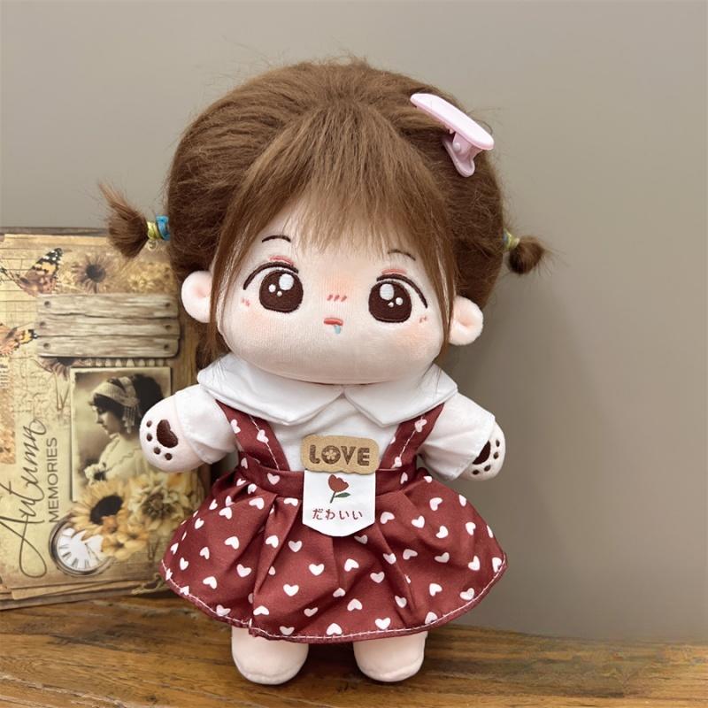 New 20cm Cute Plush Dolls Dresses Clothes Accessories Mini Doll Clothes Accessories