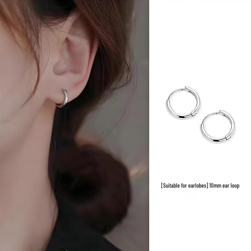 2025 Elegant High-End Hoop Earrings: Chic, Minimalist, Fashionable Design for Women