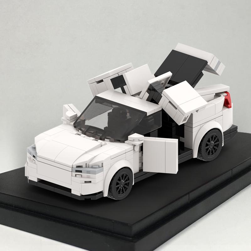 Stadt Geschwindigkeit Auto Modell X Stein Großes Fahrzeug Set Rennen Bauen DIY Kinder Spielzeug Sport Super Rennfahrer Kreative Technik Weihnachtsgeschenk