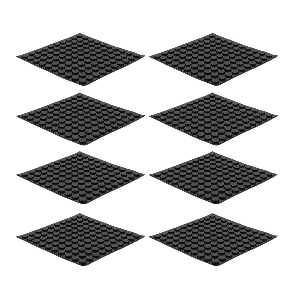 400pcs Tactile Labels Kit Set Silicone Braille Stickers Bump Dots Sticker for Visually Impaired 8mm Diameter Black