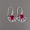 Pink Tourmaline 925 Solid Sterling Silver Earring, Handmade Gemstone Jewelry Earring, For Memorial Day