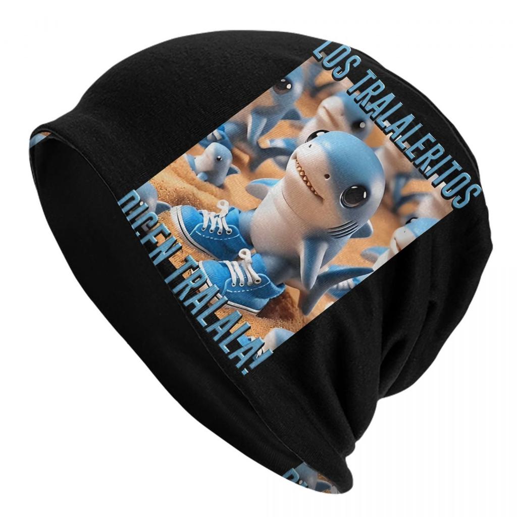 Tung Tung Tung Sahur Skullies Beanies Hat Funny Italian Brainrot Meme Spring Unisex Street Caps Warm Dualuse Bonnet Hats