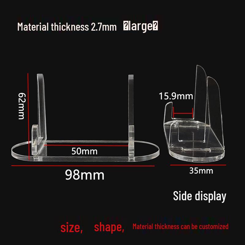 Magnetic 35PT Star Card Set: Transparent Card Holder for Naruto, Pokemon, Yu-Gi-Oh, Ultraman - Laminated Version