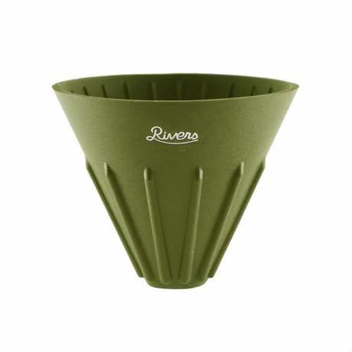 RIVERS Coffee Dripper Cave Reversible Olive & Coffee Dripper Holder, 3 lbs