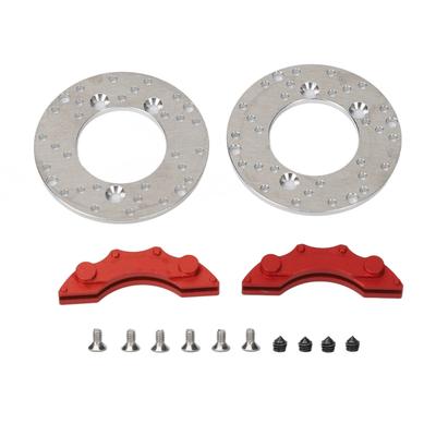 Disco Freno Ruota RC Set Pinza Freno a Disco in Alluminio RC 1,4 pollici Alta Simulazione Disco Freno RC per