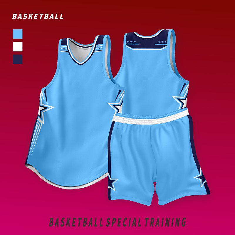 American Color Block Basketball Jersey Set: Moisture-Wicking, Sweat-Absorbent Training Gear for Team Competitions