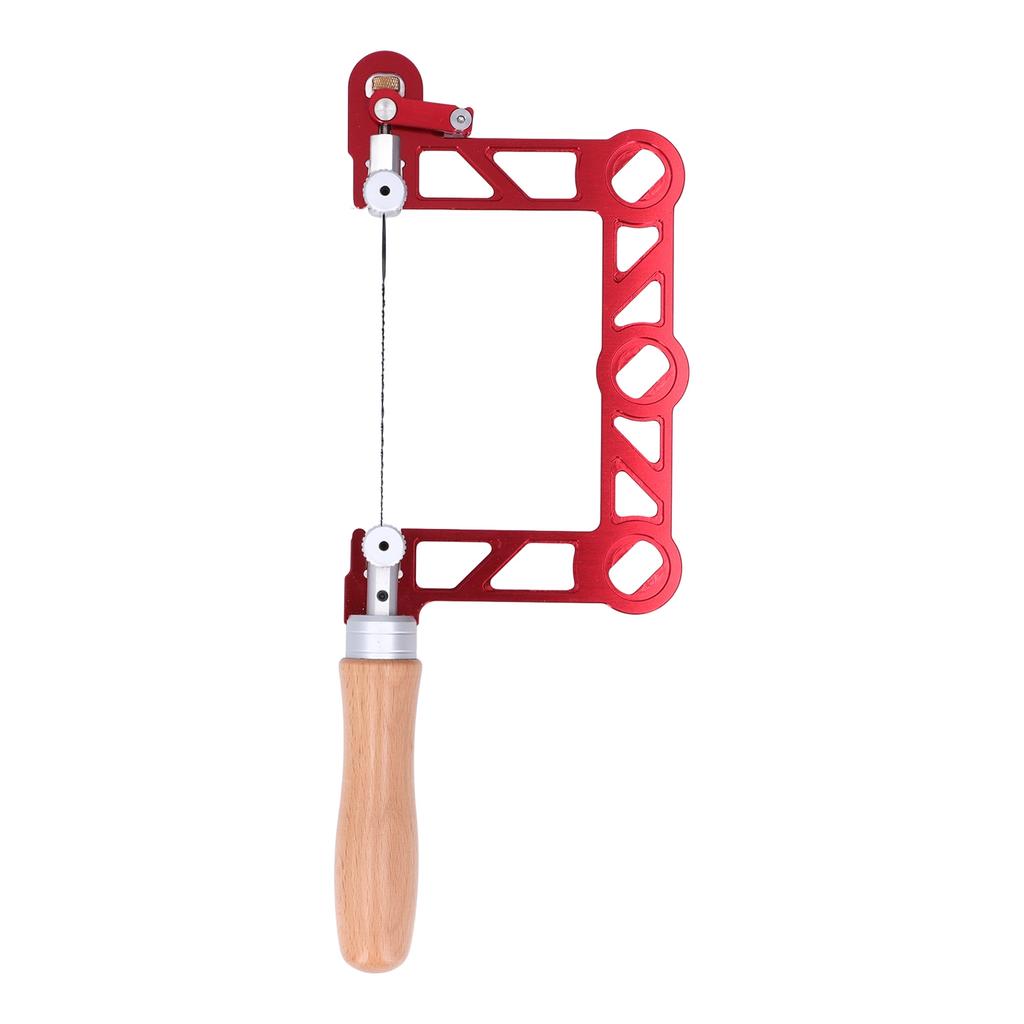 Mini Sega a Mano per Falegnameria Forma a U Manico in Legno Sega da Intaglio per Gioielliere Lavorazione Metalli 3/4/5 pollici
