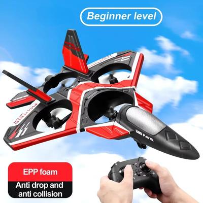 Naujas RC Kvadkopteris Putplasčio Lėktuvas su LED Šviesa 2.4G Radijo Valdymas Sklandytuvas Nuotolinio Valdymo Naikintuvas Berniuko Žaislas Vaikų Dovana Atsparus Kritimams su Šviesa
