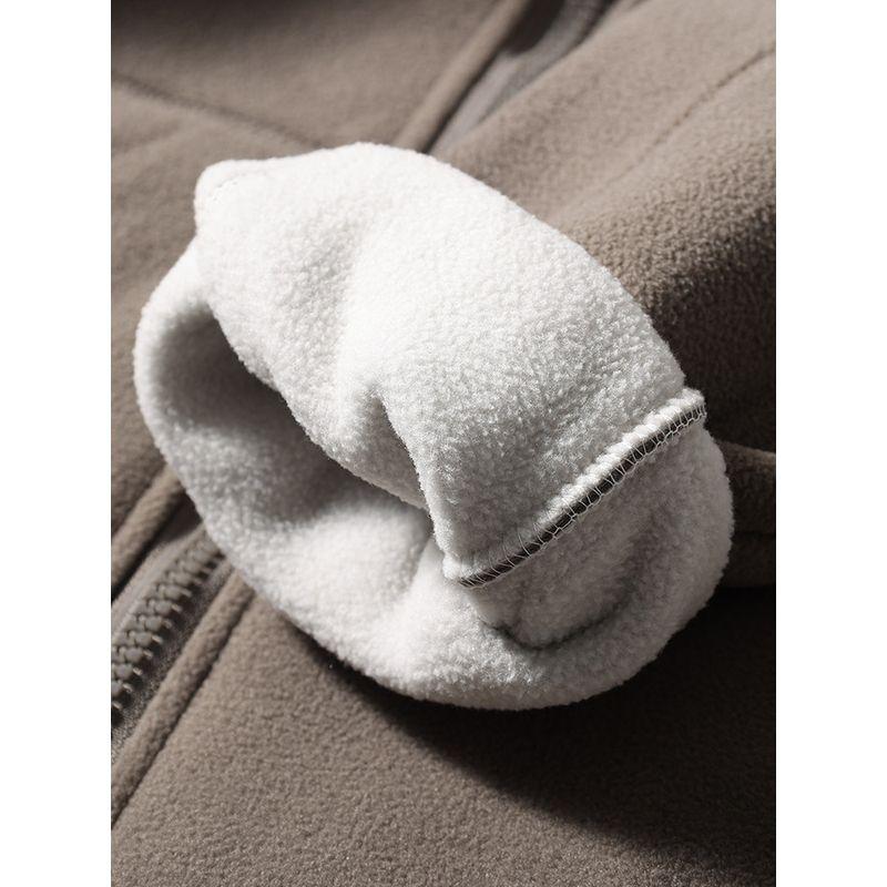 Exported to Norway Outdoor Sports Polar Fleece and Fleece Clothing Liner Men Winter Extra Thick Outwear Export Men's Clothing Jacket