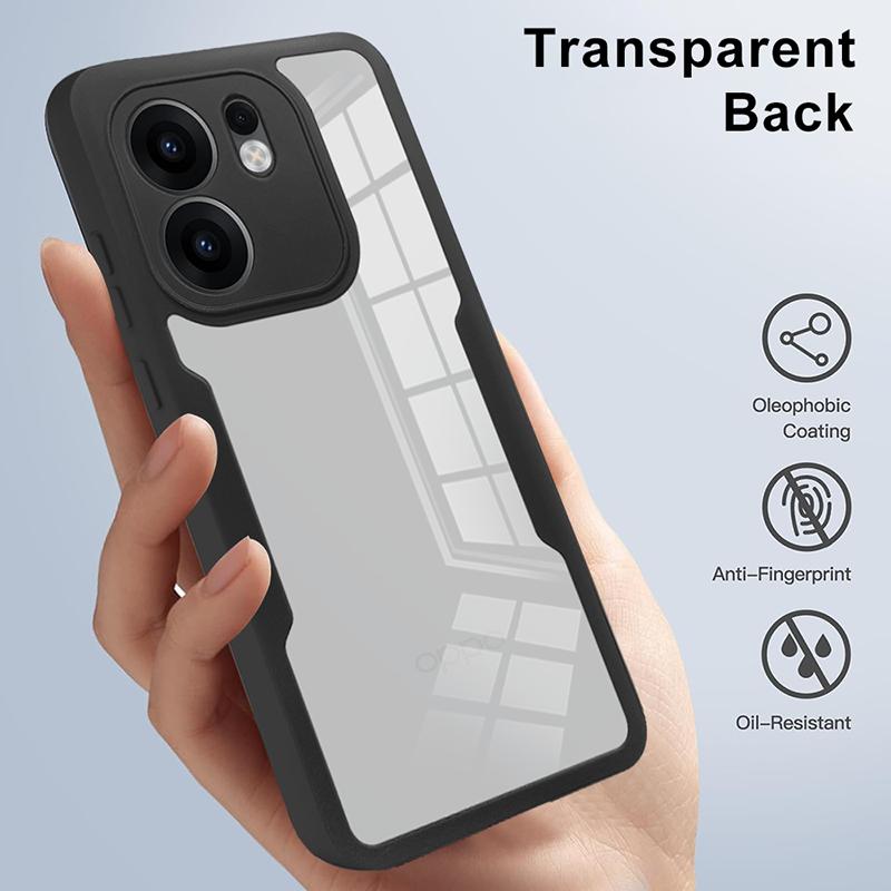 360 Full Body Screen Protector Case For Realme C75 C75X C33 C30 C25 C25Y C21 C21Y Transparent Double Sided Silicone Bumper Cover
