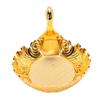 Metal Fruit Bowl Vintage Exquisite Peacock Shape Decorative   Plate for Snacks Nuts Dried Fruits