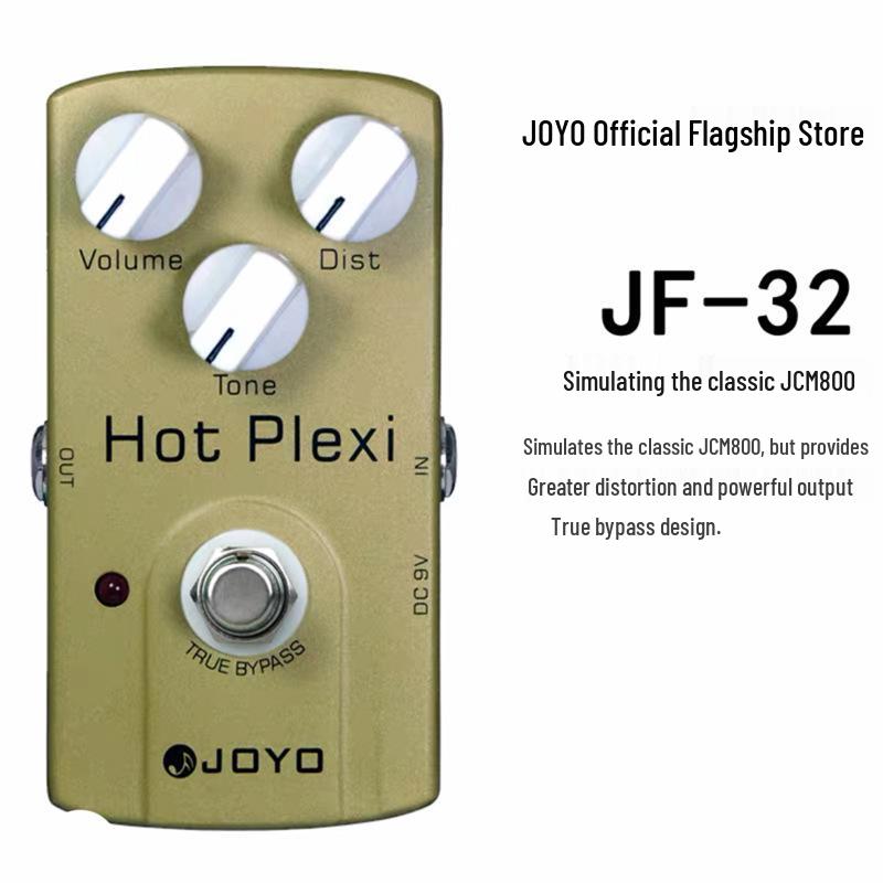 Pedal de Efeitos Overdrive & Distorção Analógico/Digital Série JF da JOYO