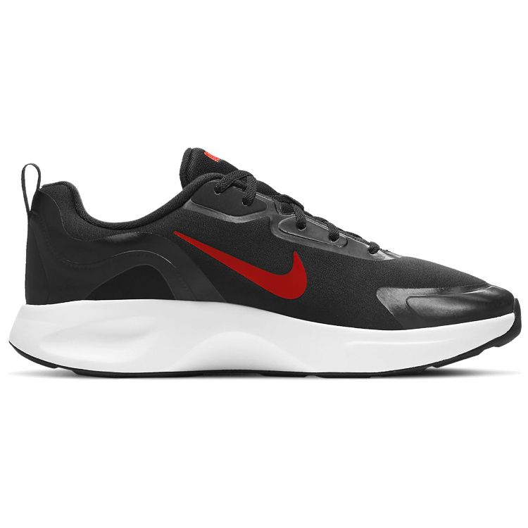 Nike Wearallday Casual Shock Absorbing Non-Slip Low Top Running Shoes Men sneaker Black Red White CT1729-004