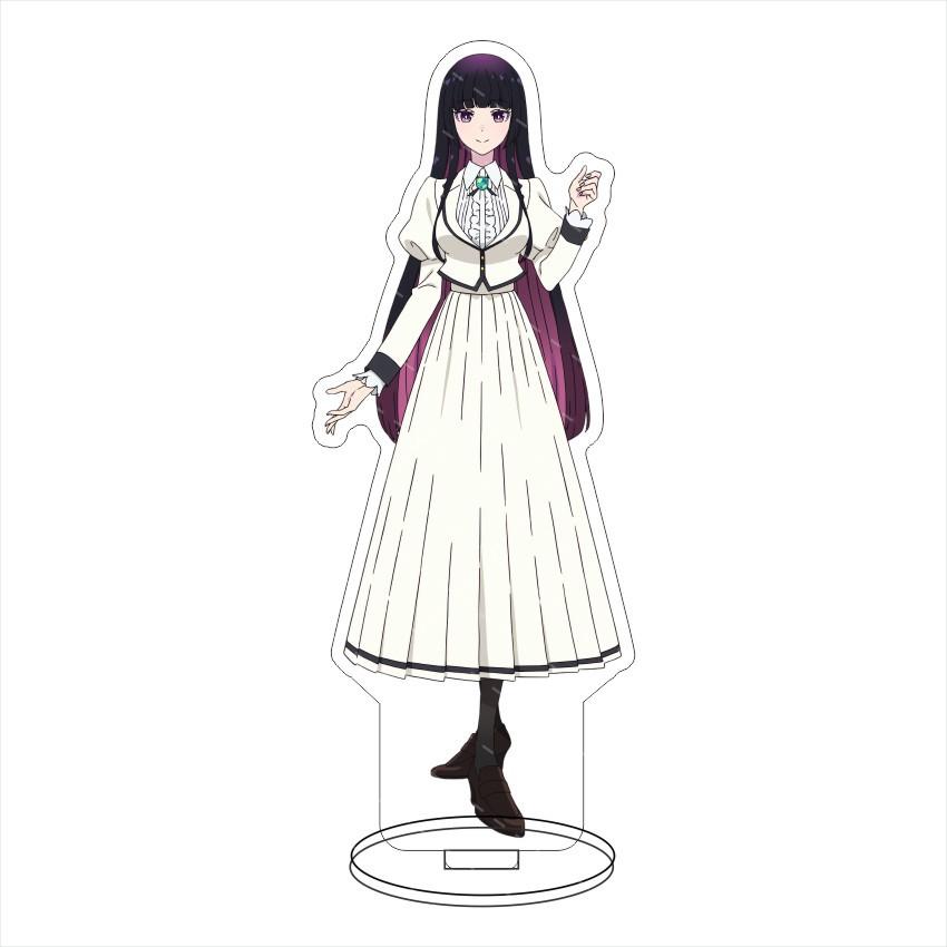 Rock Is A Lady's Modesty Acrylic Stand Model Plate Decoration Originality Desk Figure Display Fans Gift Cartoon Prime Products