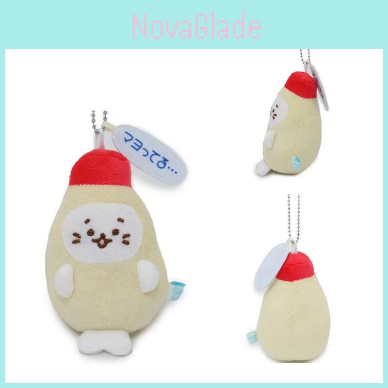 Adorable Cartoon Seal Keychain Soft Plush Toy With Versatile Hanging Accessories