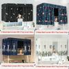 Stylish Student Bed Curtain For Dormitory With Mosquito Protection And Blackout Shading