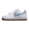 Nike Air Force 1 LV8 GS Indigo Kids Sneakers White Black Obsidian DA3093-100