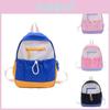 Sac à dos scolaire en nylon pour enfants avec accents de couleur contrastante pour les enfants de la maternelle