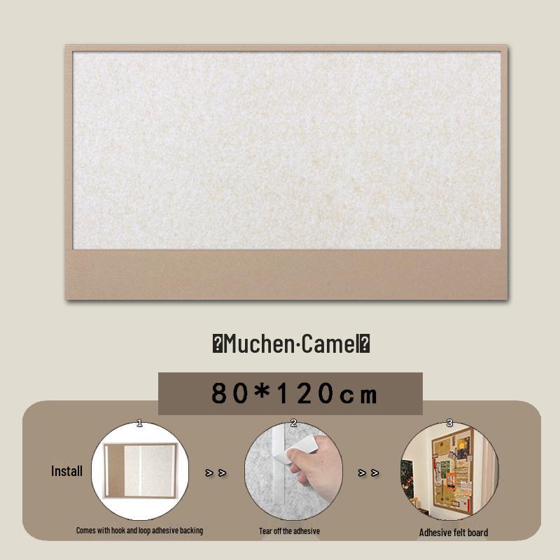 Self-Adhesive Felt Wall Sticker for Photos and Messages