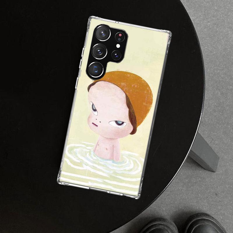 Y-Yoshitomo Nara Phone Case Cover for Samsung Galaxy S26 S25 Edge S24 S23 Ultra S22 Plus S21 FE S20 + Art Customized Fundas Gala
