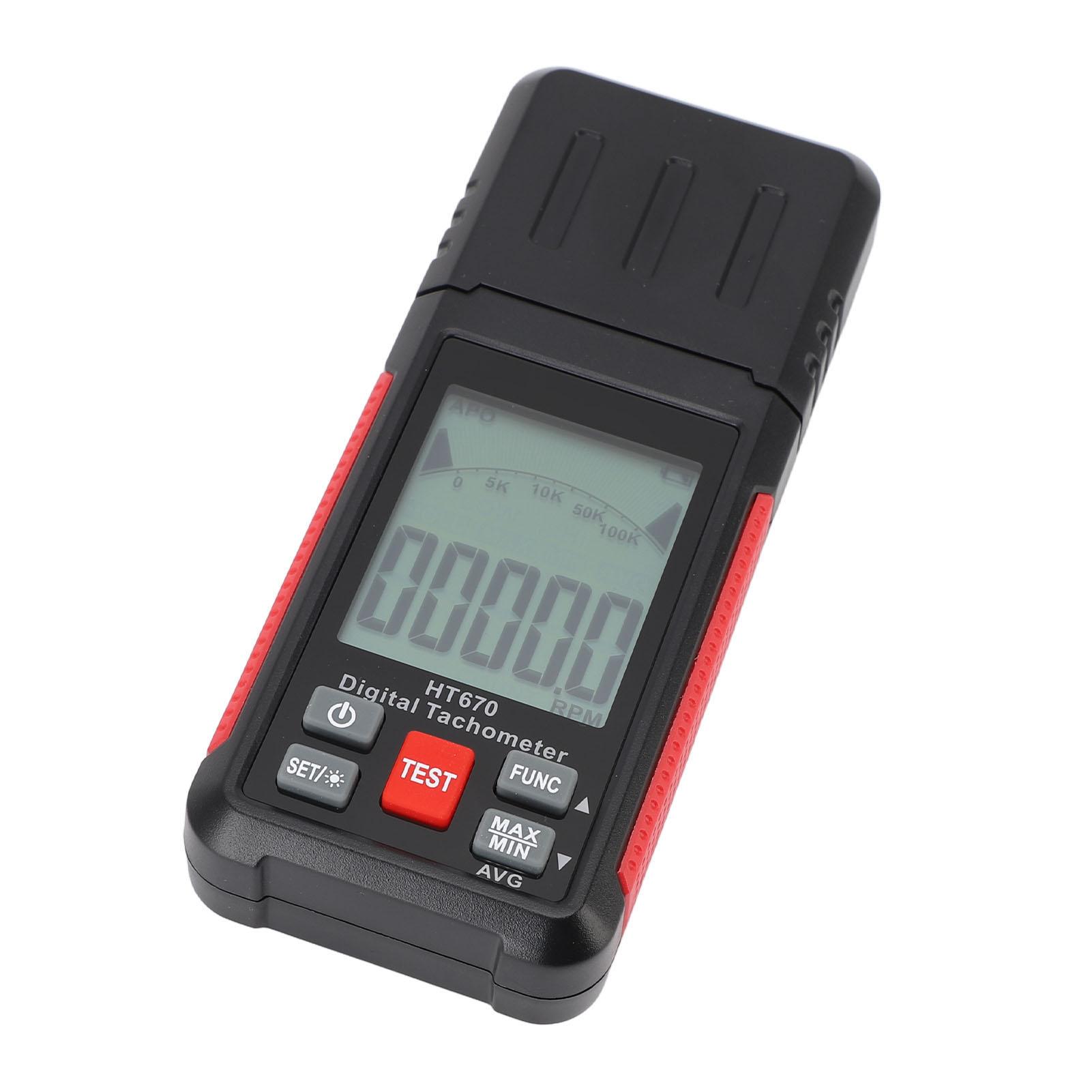 

Фотоэлектрический тахометр Ручной цифровой измеритель об/мин 1099999 об/мин Бесконтактный 199999 Режим подсчета