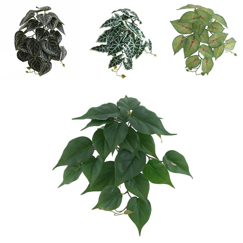 Realistic Green Plant 3d Print Ipomoea Batatas Leaf Indoor Decoration For Living Space